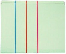 Load image into Gallery viewer, Alliance 50 Count File Folder Non-latex Rubber Bands, 7-Inch x1/8-Inch, Assortment of Orange, Pink, and Blue (07800)