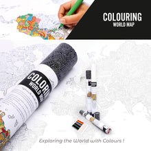 Load image into Gallery viewer, Coloring Poster- World Map