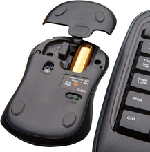 Load image into Gallery viewer, Wireless Keyboard and Mouse Combo - Black/Silver (MK335)