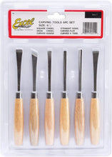 Load image into Gallery viewer, ProEdge 6-Piece Beginner's Wood Carving Set - Includes Chisels and Gouges (35011)