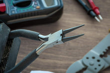 Load image into Gallery viewer, SE 5" Mini Round Nose Pliers, Spring Loaded with Insulated Grip Handle (LF05)
