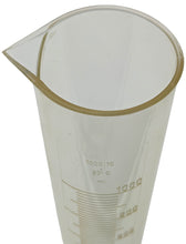 Load image into Gallery viewer, Kartell 1000mL PMP Graduated Cylinder with Pentagon Base, 1000:10