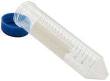 Load image into Gallery viewer, 25 Pack 50mL Conical Graduated Plastic Centrifuge Tube with Cap (4.5" Long, 1.1" Diameter)