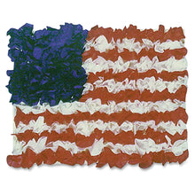 Load image into Gallery viewer, Hygloss American Flag Craft Tissue Paper Kit - Includes Enough Pieces to Craft 10 Flags - DIY US Flag Decorations - 5.5” x 8.5” Inches