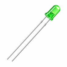 Load image into Gallery viewer, Flashing LED/Blinking LED - Ultra Green - 5mm - 100PK