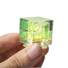 Load image into Gallery viewer, Hot Shoe Level Three Axis Bubble Spirit Level Camera Level Standard Shoe Mount