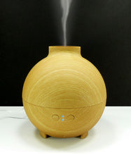 Load image into Gallery viewer, Large 600ml water capacity that can continue use up to 12-21 hours each time | Humidifier: Moisturizes and refreshes the quality of air we breathe. This feature is important as it humidifies the hot and dry air in the room during summer and winter when heating is switched on | Romantic color-changing LED light with independent light control | It is perfectly suitable for use in Bedroom, study, office,living room, bathroom, yoga room, Spa shop, fitness room, foot hall, conference room, or hotel