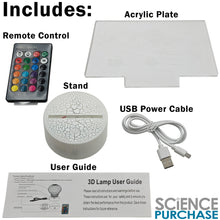 Load image into Gallery viewer, Solar System LED Night Light with Remote Control - 16 Different Colors, Adjustable Brightness, USB or Battery Power, 5 Modes