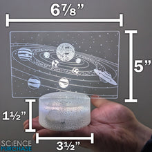 Load image into Gallery viewer, Solar System LED Night Light with Remote Control - 16 Different Colors, Adjustable Brightness, USB or Battery Power, 5 Modes