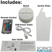 Load image into Gallery viewer, Baseball Windup LED Night Light with Remote Control - 16 Different Colors, Adjustable Brightness, USB or Battery Power, 5 Modes