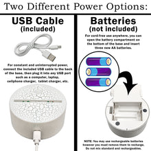 Load image into Gallery viewer, Solar System LED Night Light with Remote Control - 16 Different Colors, Adjustable Brightness, USB or Battery Power, 5 Modes