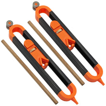 Load image into Gallery viewer, 2 Pack Precise Contour Scribe Tool with Adjustable Pencil Holding Lock - Corner and Edge Duplicator for Woodworking, Tiling, Carpeting, Wallpaper