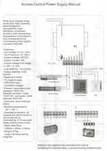 Load image into Gallery viewer, Door Access System Electric Power Supply Control with Adjustable Lock Time 0-15 Seconds DC 12V 3A / AC 110v