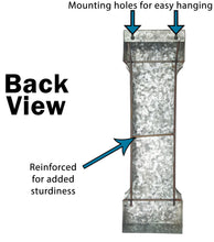 Load image into Gallery viewer, Huge 20" Metal Letter I Wall Décor, Silver with Rusted Edges, Galvanized Wall Mountable Decoration for Country, Mid-Century, or Farmhouse Theme