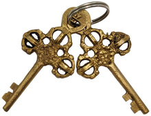 Load image into Gallery viewer, Solid Brass Buddha Padlock with 2 Keys, Beautiful Fully Functional Lock, Sturdy Eye-Catching Shiny Gold Color with Detailed Design