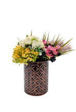 Load image into Gallery viewer, Multicolored Planter Set of 4, Colors - White, Black, Yellow, Blue