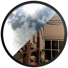 Load image into Gallery viewer, 10 Inch Round Mirror with Beautiful Moon LED Nightlight - Modern Minimalistic Mirror, Doubles as a Night Light