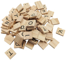 Load image into Gallery viewer, 500 Wood Letter Tiles - 5 Full Sets of 100 Letters, Ideal as Replacement Pieces or Crafting