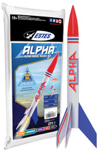 Load image into Gallery viewer, Estes Alpha Model Rocket Kit, Intermediate Skill Level (1225)
