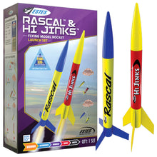 Load image into Gallery viewer, Estes Rascal & HiJinks Launch Set - Includes 2 Pre-assembled Model Rockets (1499)