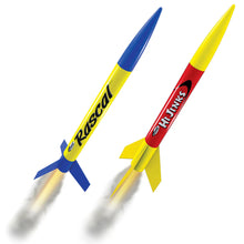 Load image into Gallery viewer, Estes Rascal & HiJinks Launch Set - Includes 2 Pre-assembled Model Rockets (1499)