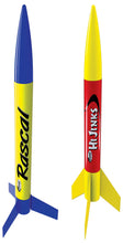 Load image into Gallery viewer, Estes Rascal & HiJinks Launch Set - Includes 2 Pre-assembled Model Rockets (1499)