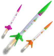 Load image into Gallery viewer, Estes 3 Bandits Model Rockets - Includes Three Beginner Model Rocket Kits (2435)