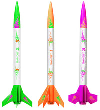 Load image into Gallery viewer, Estes 3 Bandits Model Rockets - Includes Three Beginner Model Rocket Kits (2435)