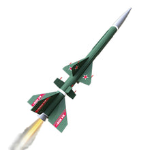 Load image into Gallery viewer, Estes SA-2061 Sasha Flying Model Rocket Kit, Single or 2-Stage, Expert Skill Level (007271)