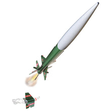 Load image into Gallery viewer, Estes SA-2061 Sasha Flying Model Rocket Kit, Single or 2-Stage, Expert Skill Level (007271)