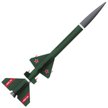 Load image into Gallery viewer, Estes SA-2061 Sasha Flying Model Rocket Kit, Single or 2-Stage, Expert Skill Level (007271)