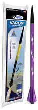 Load image into Gallery viewer, Estes Vapor Flying Model Rocket Kit with Yellow and Purple Color Options, Advanced Skill Level (007294)