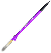 Load image into Gallery viewer, Estes Vapor Flying Model Rocket Kit with Yellow and Purple Color Options, Advanced Skill Level (007294)