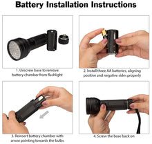 Load image into Gallery viewer, Blacklight Flashlight for Authenticating Drivers Licenses, Currency, Passports