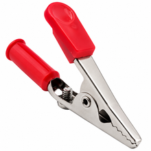 Load image into Gallery viewer, Red Alligator Clip Screw Type with Insulated Handle, 2.5" Long
10 Pack
