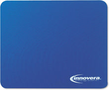 Load image into Gallery viewer, Innovera 8.9" x 7.4" Mouse Pad, Synthetic Rubber, Blue (IVR52447)