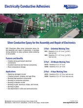 Load image into Gallery viewer, MG Chemicals Silver Conductive Epoxy Adhesive, High Conductivity, 20 min Working time, 2-Part, 14 Gram Kit (8331D)