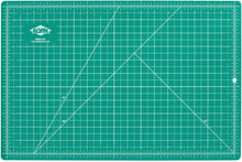 Load image into Gallery viewer, ALVIN 12"x18" Cutting Mat Professional Self-Healing Green/Black Double-Sided, Rotary Cutting Board for Crafts, Sewing, Fabric - 12x18 Inch (GBM1218)