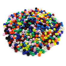 Load image into Gallery viewer, 1,000 Pack Pony Crafting Beads, 6mm x 9mm, Assorted Colors (3552)
