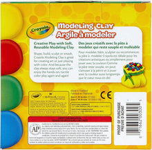 Load image into Gallery viewer, Crayola 16 oz Modeling Clay, 4 Classic Colors (4 oz Per Color), Ages 4+