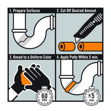 Load image into Gallery viewer, Gorilla 2 Ounce All-Purpose Epoxy Putty Stick, Dries Grey