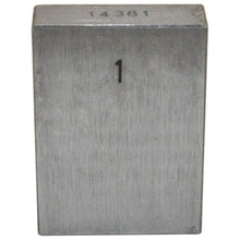 Load image into Gallery viewer, 1-inch Gauge Block with AS-1 Grade Inspection Certificate, Steel Rectangle, 1"