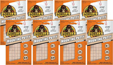 Load image into Gallery viewer, Gorilla 672 Squares of Mounting Putty, Non-Toxic Hanging Adhesive, Removeable & Repositionable, Natural Tan Color