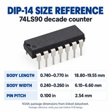 Load image into Gallery viewer, IC Logic - Decade Counter - 10 Pack