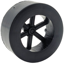 Load image into Gallery viewer, 100 Pack Black 40mm Rear Wheels with Spokes for Co2 Dragsters