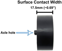 Load image into Gallery viewer, 100 Pack Black 40mm Rear Wheels with Spokes for Co2 Dragsters