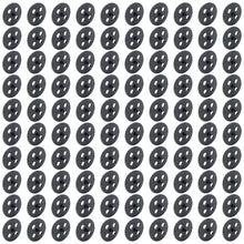 Load image into Gallery viewer, 100 Pack Black 35mm Front Wheels for Shell Style Co2 Dragsters