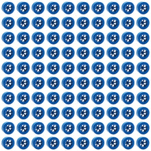 Load image into Gallery viewer, 100 Pack Blue 40mm Rear Wheels with Spokes for Co2 Dragsters