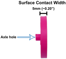 Load image into Gallery viewer, 100 Pack Pink 35mm Front Wheels with Spokes for Co2 Dragsters