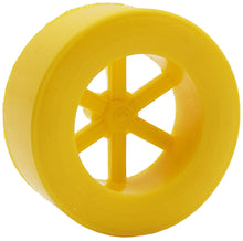 Load image into Gallery viewer, 100 Pack Yellow 40mm Rear Wheels with Spokes for Co2 Dragsters